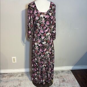 Saltwater LUXE Rubie Floral Maxi Dress Size S